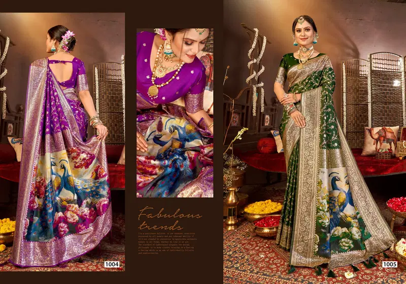 Saroj Vastrakund Silk Wedding Wear Silk Saree Wholesale Online